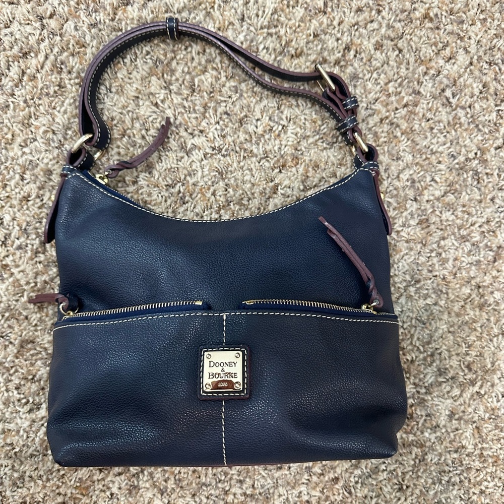 NWOT Dooney & Bourke Small Pocket Sac Purse in Cobalt